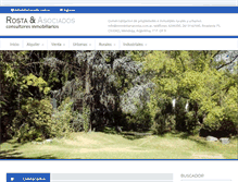 Tablet Screenshot of inmobiliariarosta.com.ar